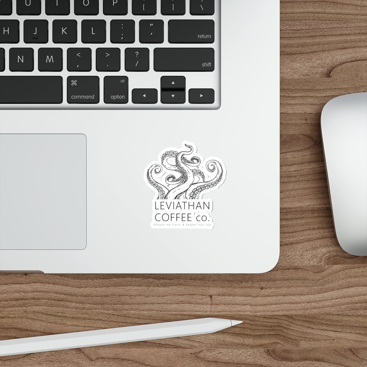 Leviathan Coffee co. Logo Die-Cut Stickers