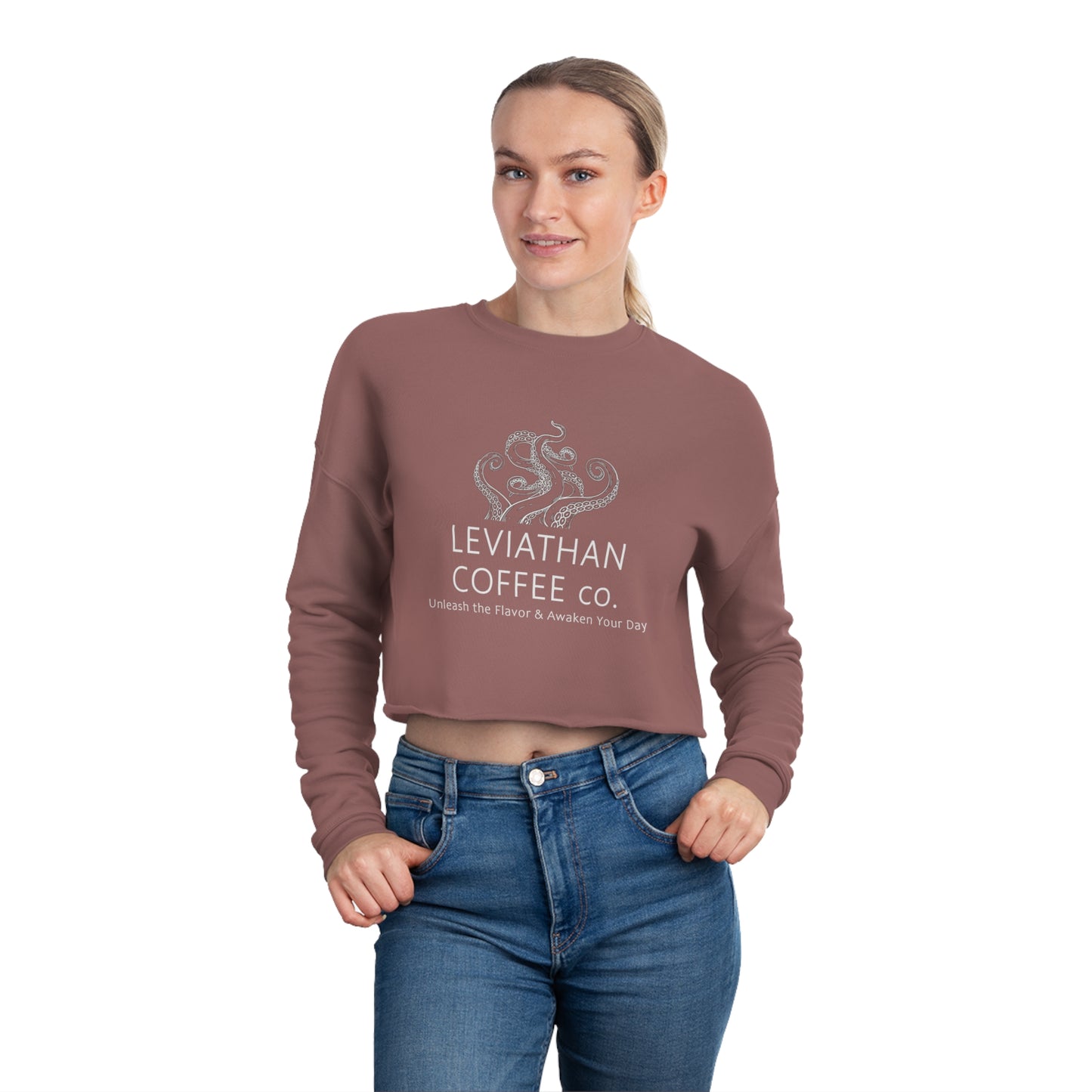 Women's LAVIATHAN COFFEE co. Cropped Sweatshirt