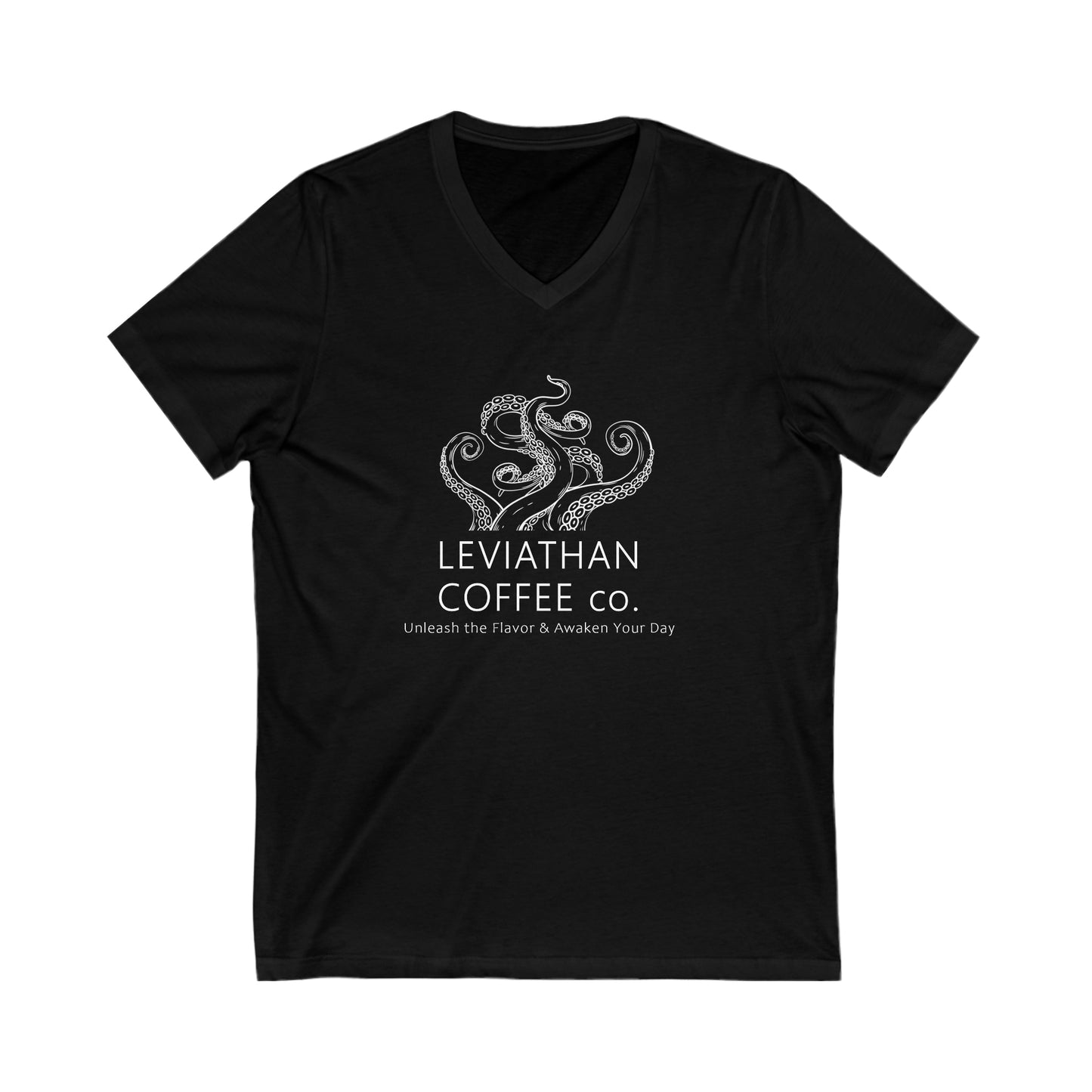 Women's LEVIATHAN COFFEE co. Jersey V-Neck Tee